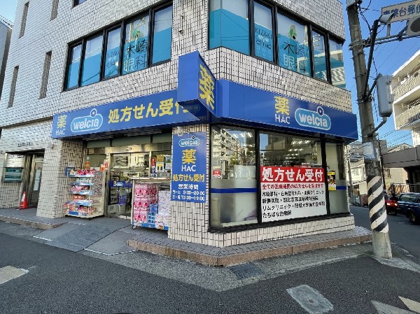 ハックドラッグ青葉台パルテ店(ドラックストアの需要は年々増加しています。その理由は商品の多様化と低価格なことが理由なようです。今やなくてはならない施設です。)