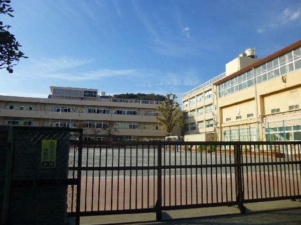 城郷小学校(明治33年創立のかなり歴史ある小学校。1学年3～4クラスで総生徒数は610名ほど。広い校庭で体育授業や部活に専念できます。)