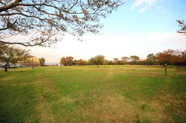 長坂谷公園(住宅街の中にある公園。青空の下で駆け回ったり、遊具で遊んだり、思い思いの遊びができます。)